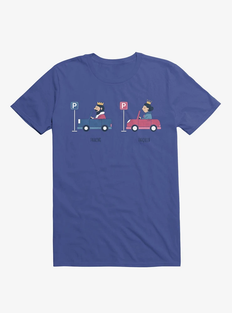 Opposites Parking Parkqueen Royal Blue T-Shirt