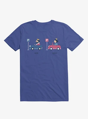 Opposites Parking Parkqueen Royal Blue T-Shirt