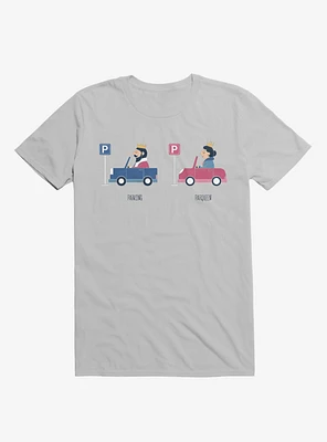 Opposites Parking Parkqueen Ice Grey T-Shirt
