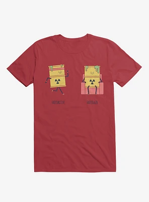 Opposites Radioactive Radiolazy Red T-Shirt
