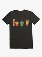Broccoli Junk Food Party Crasher T-Shirt