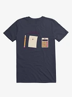 I Told You Math Was Scary Navy Blue T-Shirt