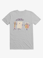 I Told You Math Was Scary Ice Grey T-Shirt