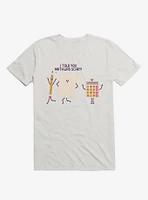 I Told You Math Was Scary White T-Shirt