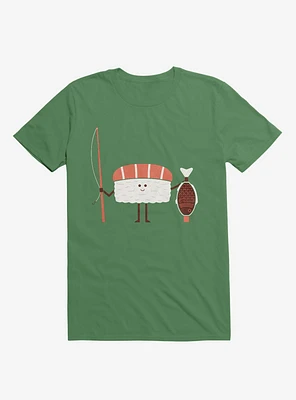 Sushi Catch Of The Day Irish Green T-Shirt