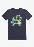 FTW Rainbow Party Navy Blue T-Shirt