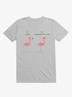 Know Your Birds A Flamingo Or Sunburned Swan Ice Grey T-Shirt