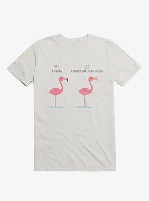 Know Your Birds A Flamingo Or Sunburned Swan White T-Shirt