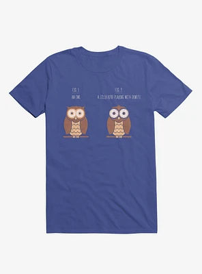 Know Your Birds An Owl Or Donut Eye Bird Royal Blue T-Shirt