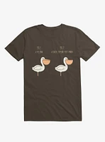 Know Your Birds A Pelican Or Goose Brown T-Shirt