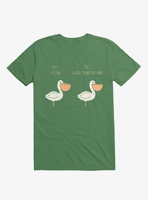 Know Your Birds A Pelican Or Goose Irish Green T-Shirt