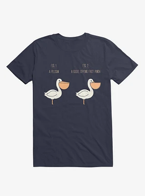 Know Your Birds A Pelican Or Goose Navy Blue T-Shirt