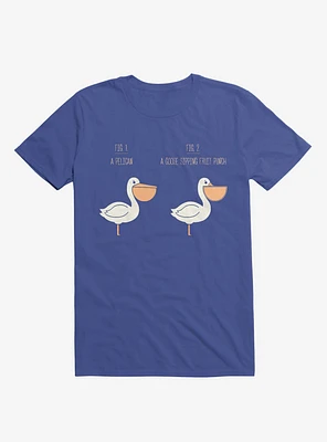 Know Your Birds A Pelican Or Goose Royal Blue T-Shirt