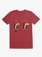 Know Your Birds A Toucan Or Bird With Taco Red T-Shirt
