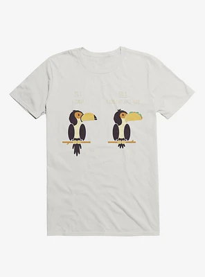 Know Your Birds A Toucan Or Bird With Taco White T-Shirt