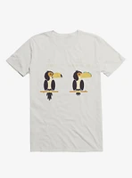 Know Your Birds A Toucan Or Bird With Taco White T-Shirt