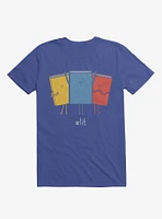 #Lit Books Royal Blue T-Shirt