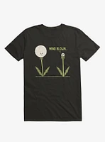 Mind Blown... Dandelion Black T-Shirt