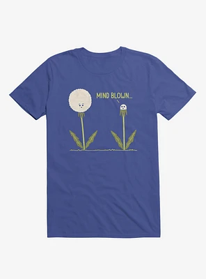 Mind Blown... Dandelion Royal Blue T-Shirt