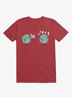 Opposites Planet Screwet Red T-Shirt