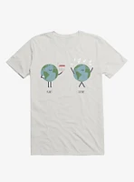 Opposites Planet Screwet White T-Shirt