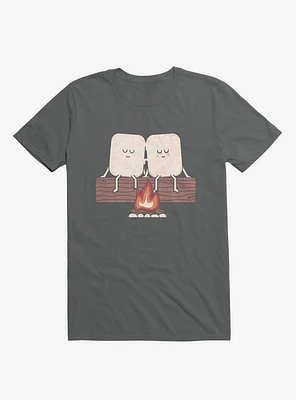I Melt With You Marshmallows Charcoal Grey T-Shirt