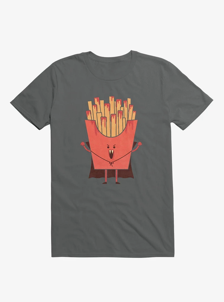 Nospotatu Vampire Fries Charcoal Grey T-Shirt
