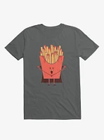 Nospotatu Vampire Fries Charcoal Grey T-Shirt