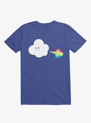 Cloud Oops Rainbow Royal Blue T-Shirt