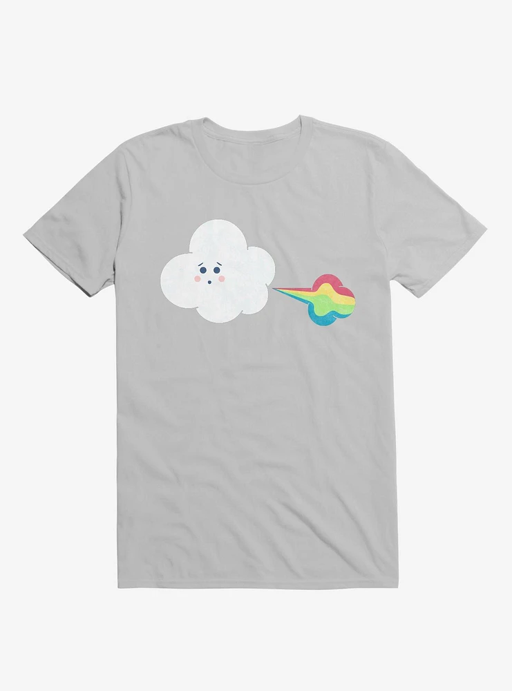 Cloud Oops Rainbow Ice Grey T-Shirt