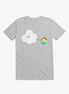 Cloud Oops Rainbow Ice Grey T-Shirt