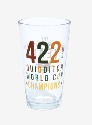 Harry Potter 422nd Quidditch World Cup Pint Glass