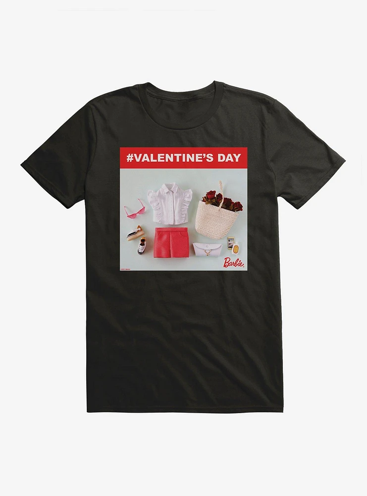 Barbie Valentine's Day Roses And Ruffles T-Shirt