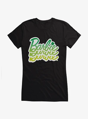 Barbie St. Patrick's Day Green Ombre Girls T-Shirt