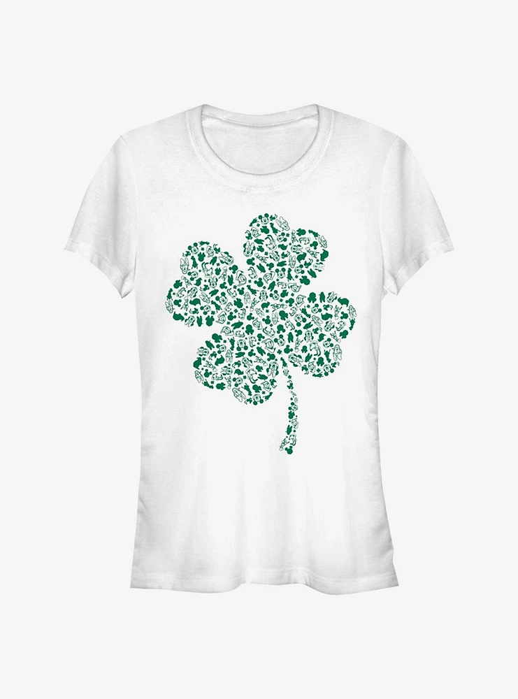 Disney Mickey Mouse Shamrock Fill Girls T-Shirt