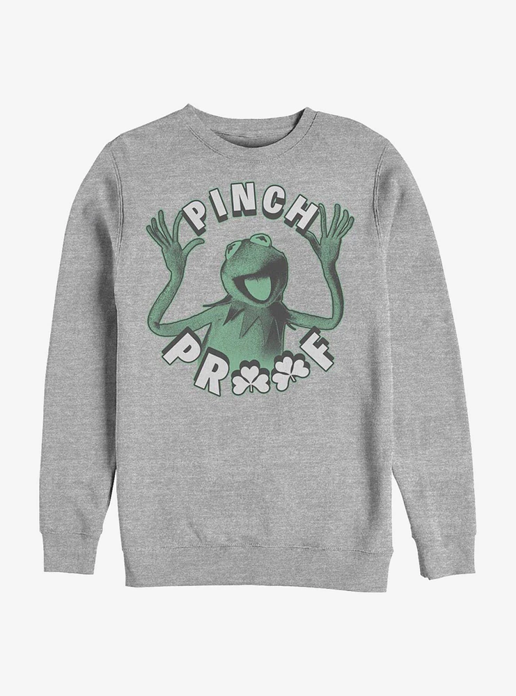 Disney The Muppets Pinch Proof Kermit Crew Sweatshirt