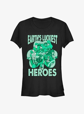 Marvel Avengers Luck Of The Hero Girls T-Shirt