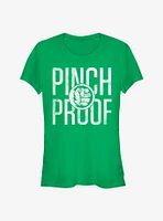 Marvel The Hulk Pinch Proof Girls T-Shirt
