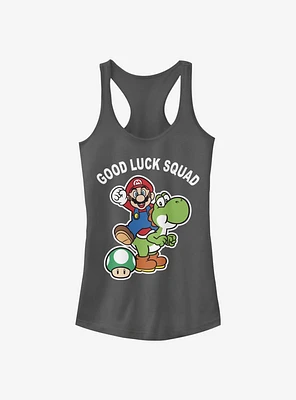 Nintendo Super Mario Good Luck Squad Girls Tank Top