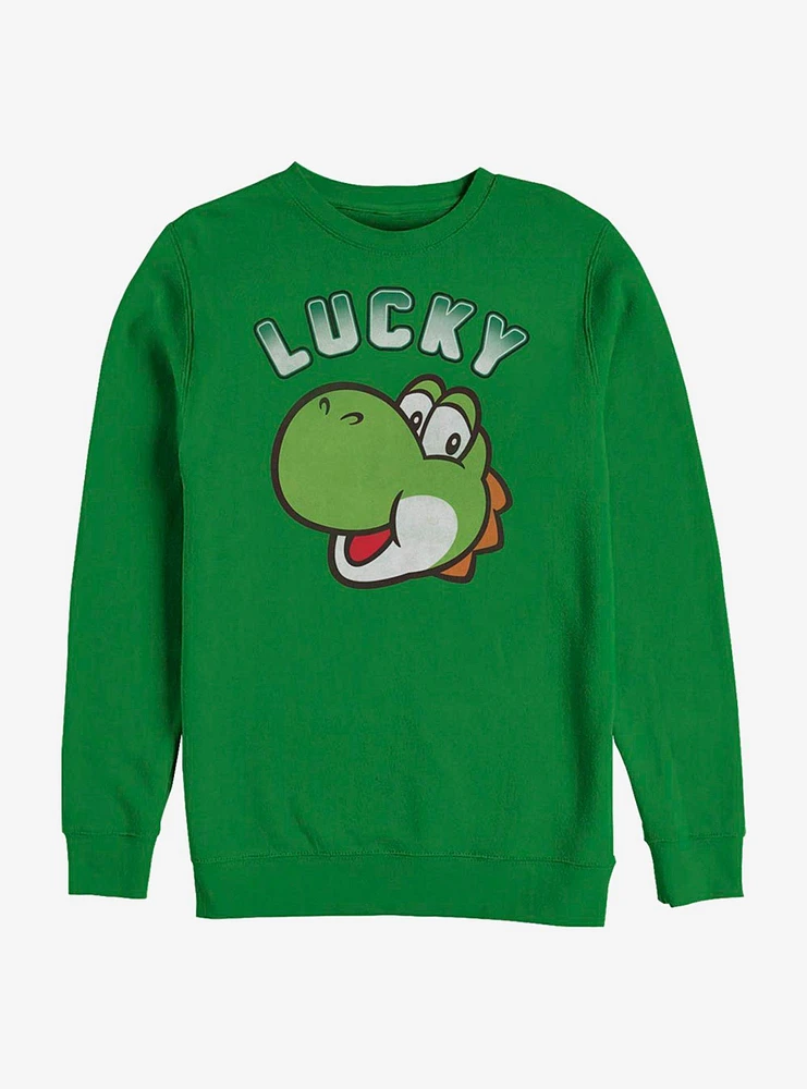 Nintendo Super Mario Lucky Yoshi Sweatshirt