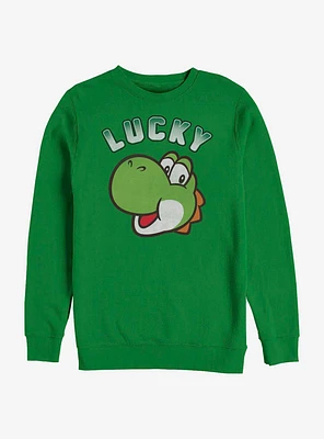 Nintendo Super Mario Lucky Yoshi Sweatshirt