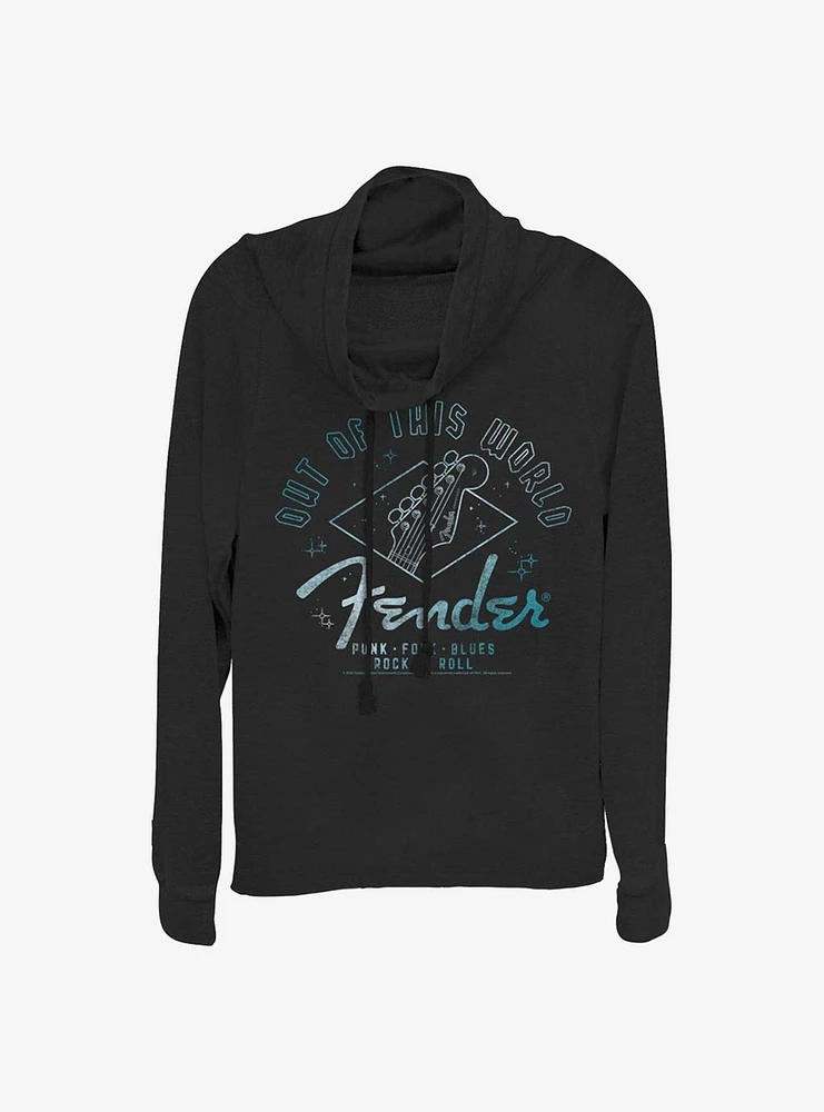 Fender Out Of This World Cowlneck Long-Sleeve Girls Top