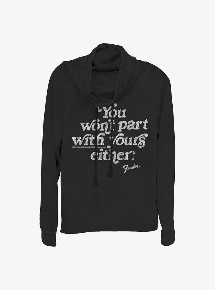 Fender Vintage Quote Cowlneck Long-Sleeve Girls Top