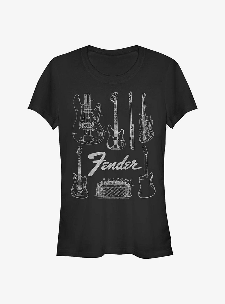Fender Chart Girls T-Shirt