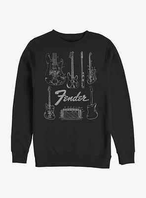 Fender Chart Crew Sweatshirt