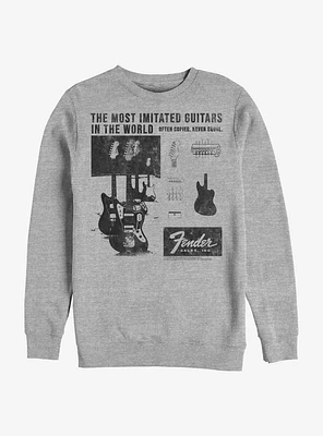 Fender Litho Ad Crew Sweatshirt