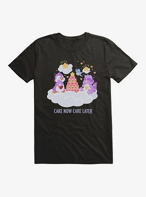 Care Bear Cousins Cozy Heart Penguin & Bright Raccoon Cake Now Later T-Shirt