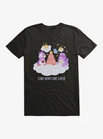 Care Bear Cousins Cozy Heart Penguin & Bright Raccoon Cake Now Later T-Shirt