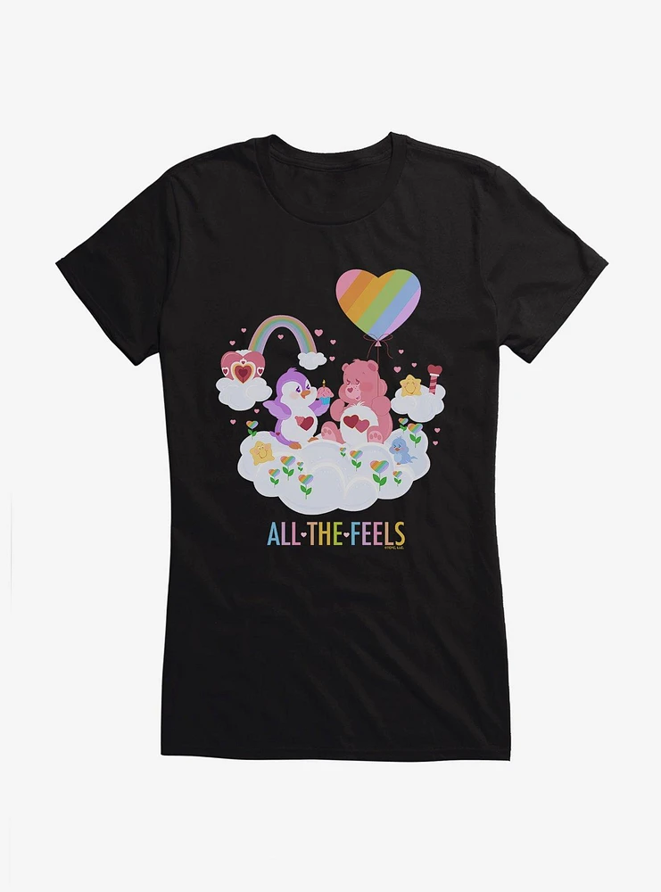 Care Bears All The Feels Heart Girls T-Shirt