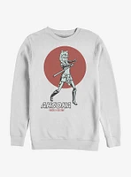 Star Wars Forces Of Destiny Ahsoka Sunset Crew Sweatshirt